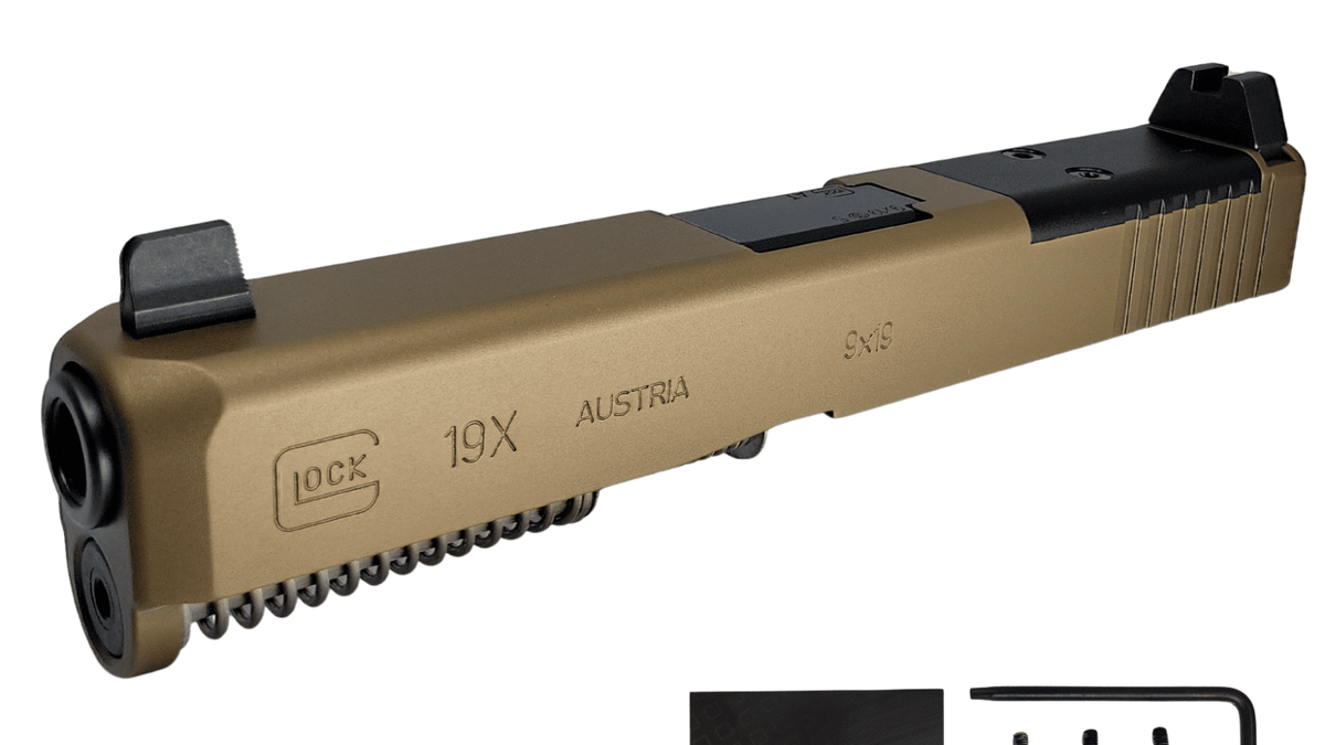 Glock 19X MOS OEM Slide for Sale | $389+ - precisionglockslides.com